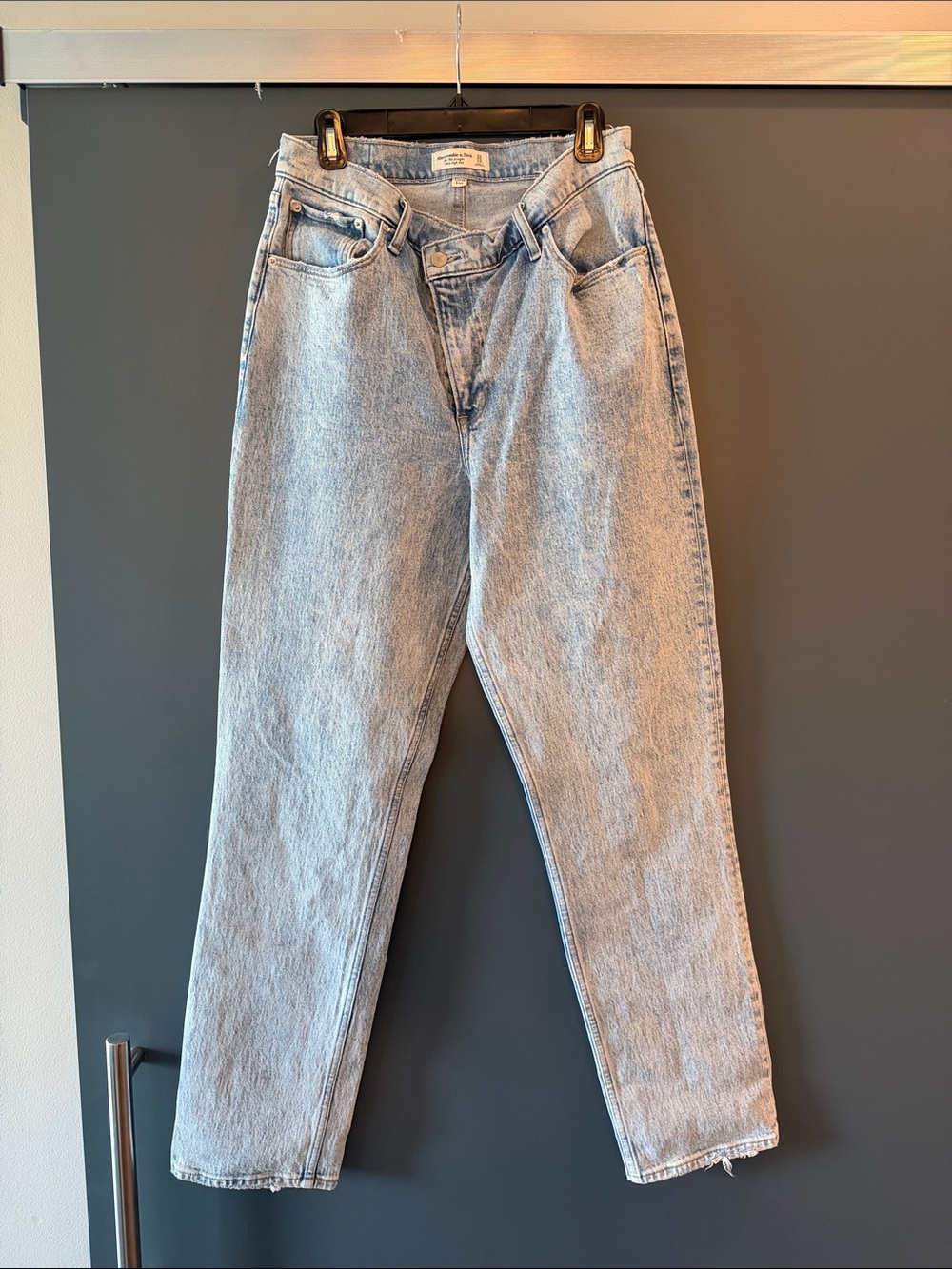 Abercrombie & Fitch Light Blue Straight Leg Jeans